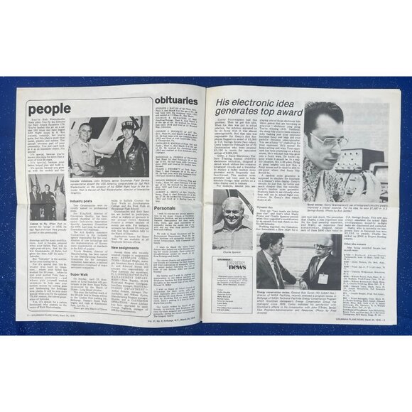 Grumman Plane News Vol. 37 No. 4 March 24, 1978 Vintage Space Shuttle Issue - Picture 7 of 7